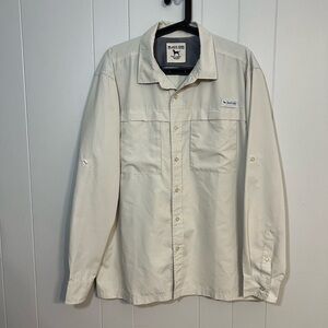 Black dog outfitters sportsman button-down‎ shirt size L